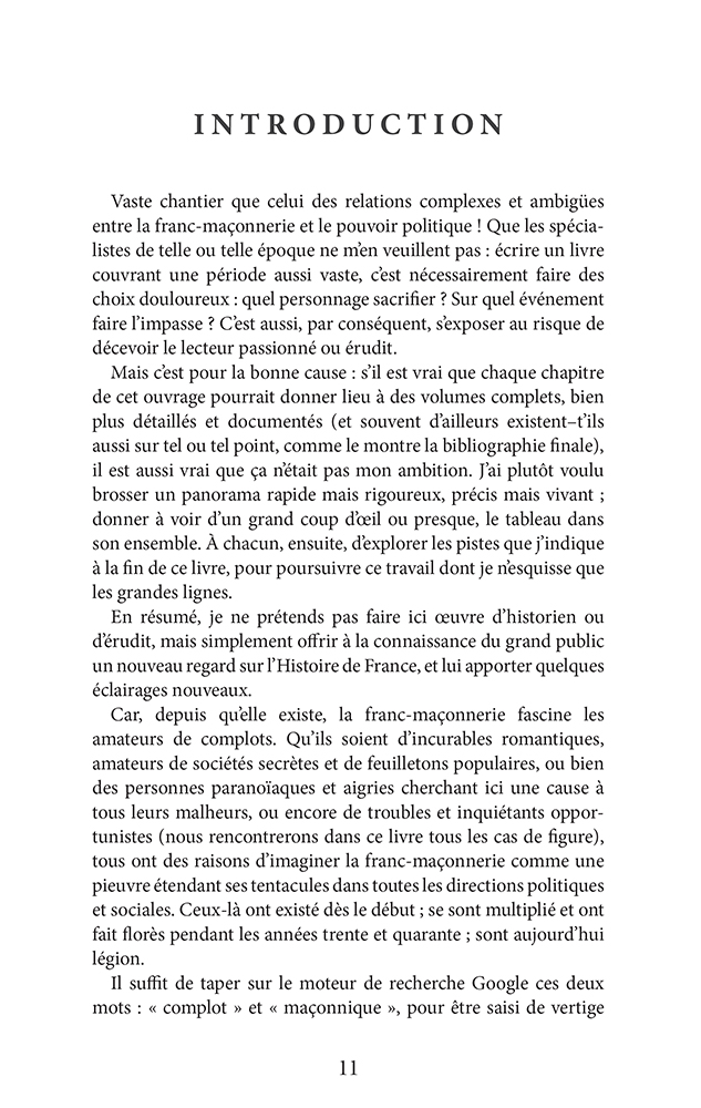 Les Francs-Maçons et le Pouvoir