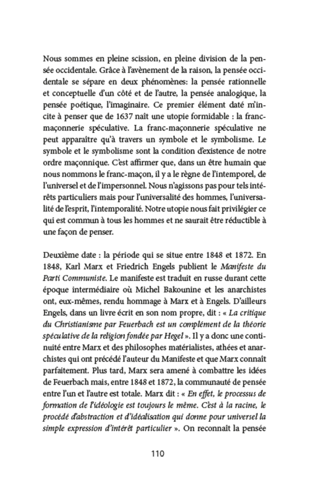 Paroles de franc-maçon : mémoires maçonniques et libertaires (nouvelle édition)