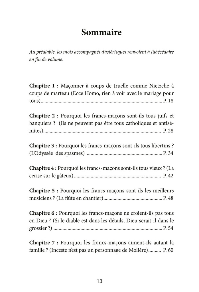 Pourquoi les francs-maçons ont toujours raison (Librairie)