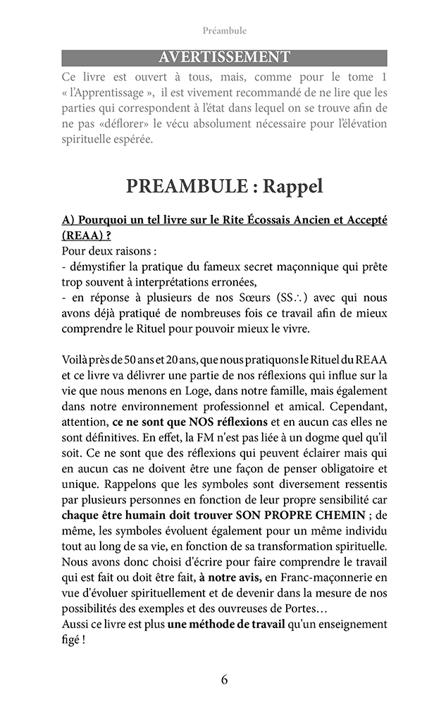 Pratique journalière du REAA Tome 2 Le compagnonnage