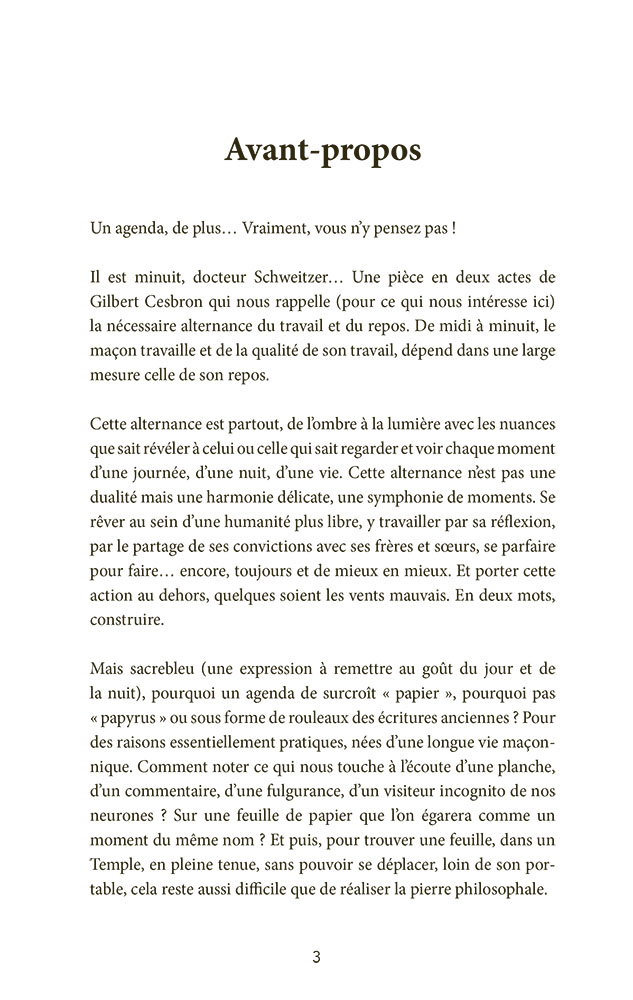 Agenda maçonnique 6023