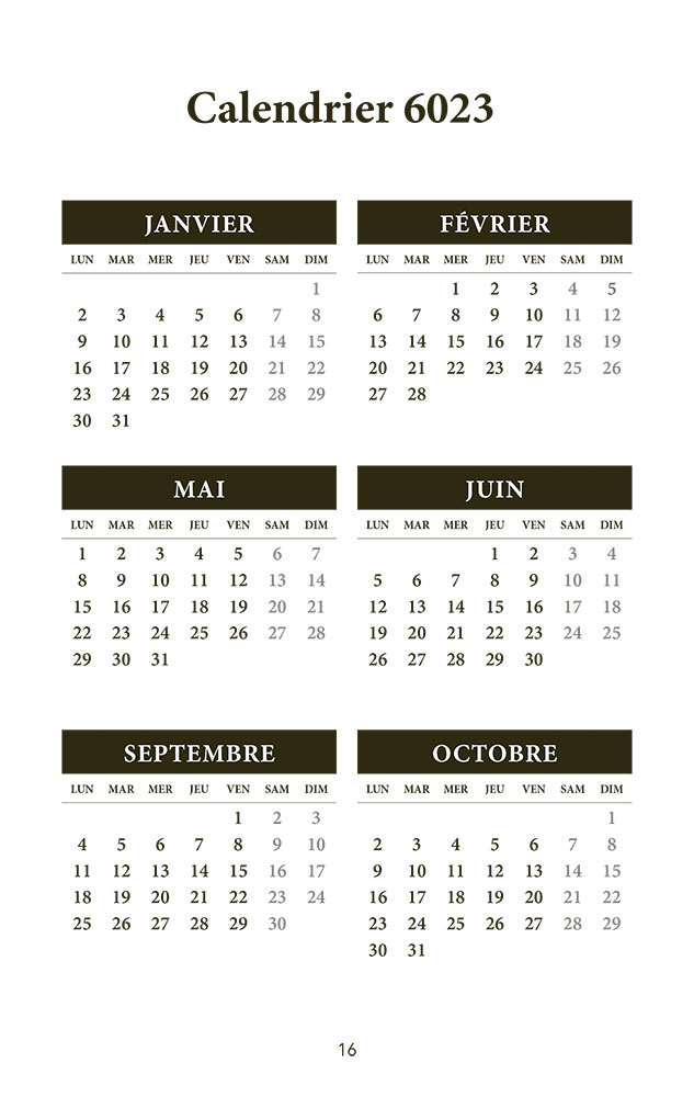 Agenda maçonnique 6023
