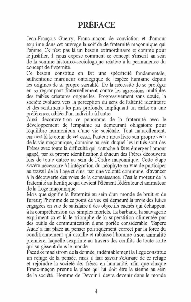 La Fraternité au cœur de la Franc-Maçonnerie