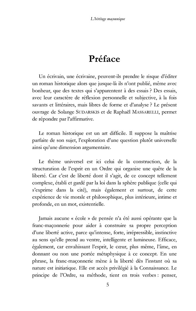 L'héritage maçonnique, du Temple aux temples