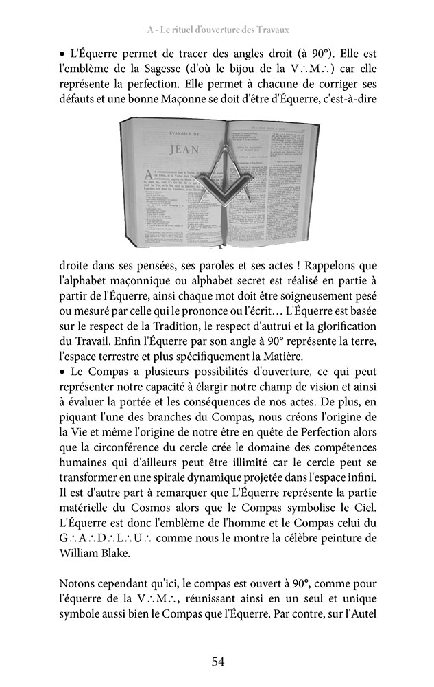 Pratique journalière du REAA Tome 1 L'apprentissage