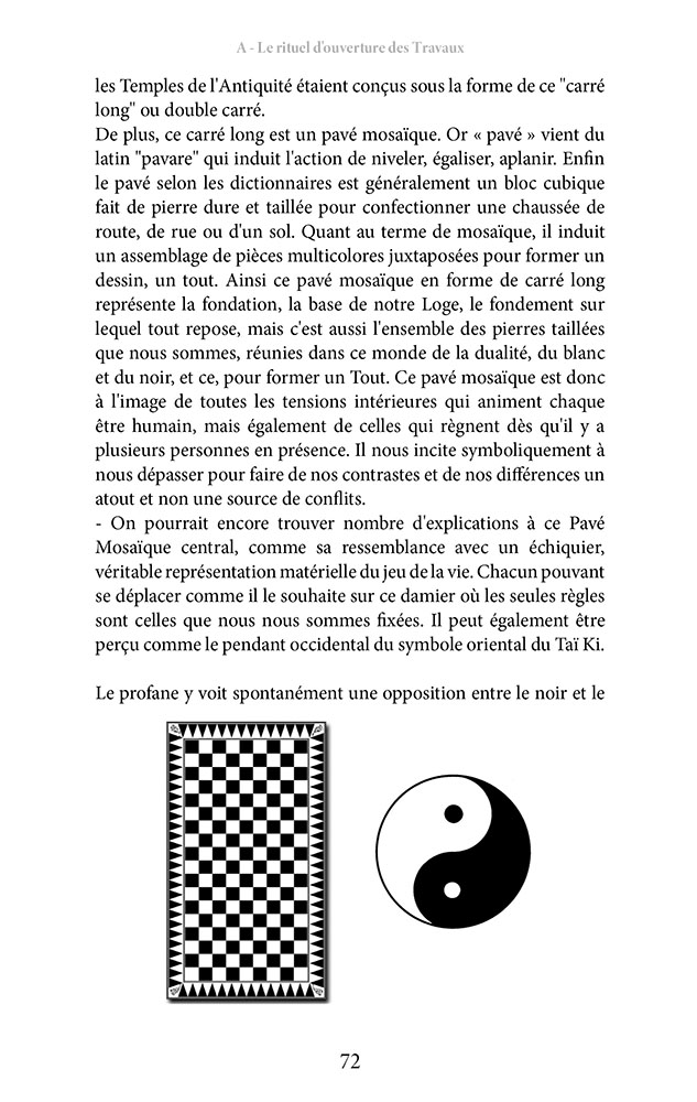 Pratique journalière du REAA Tome 1 L'apprentissage
