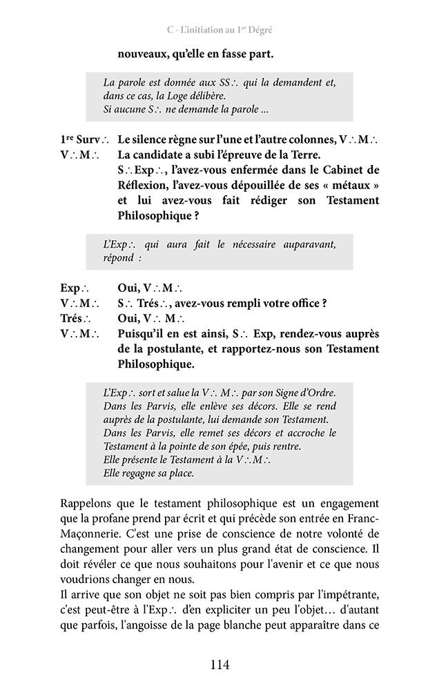 Pratique journalière du REAA Tome 1 L'apprentissage