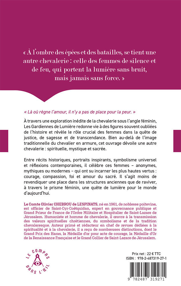 Les Gardiennes de Lumière, chevalerie féminine, mystique et sacrée