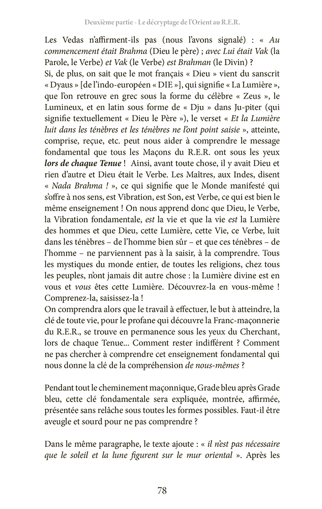 L'expression symbolique et emblématique  du Rite Écossais Rectifié Tome 1 : le Rituel d'Apprenti