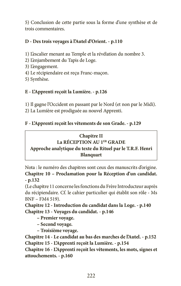 L'expression symbolique et emblématique  du Rite Écossais Rectifié Tome 1 : le Rituel d'Apprenti