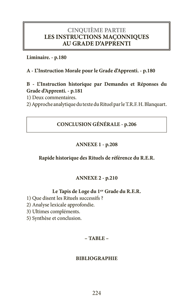 L'expression symbolique et emblématique  du Rite Écossais Rectifié Tome 1 : le Rituel d'Apprenti