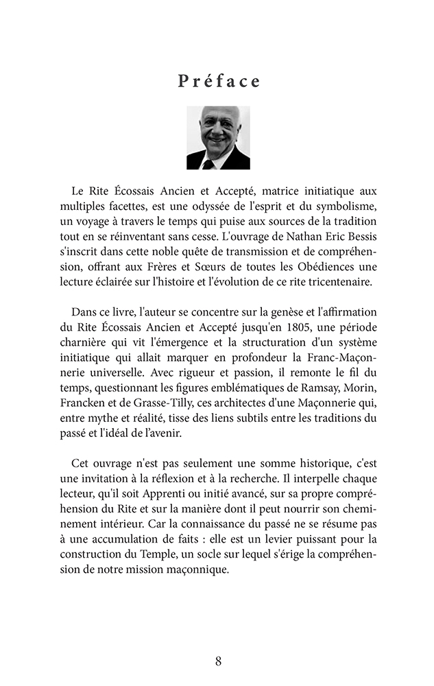 La Franc-Maçonnerie sous le Rite Écossais Ancien et Accepté (jusqu'en 1805)