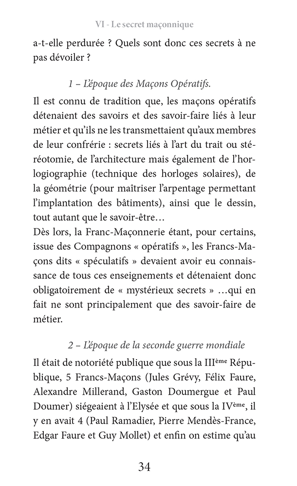Pourquoi la Franc-Maçonnerie ?