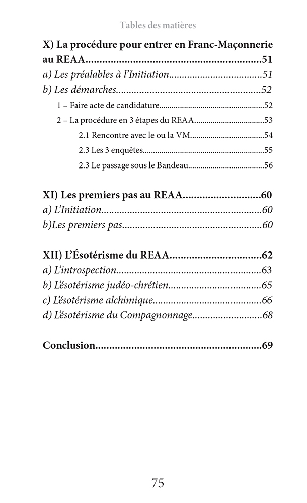 Pourquoi la Franc-Maçonnerie au REAA ?