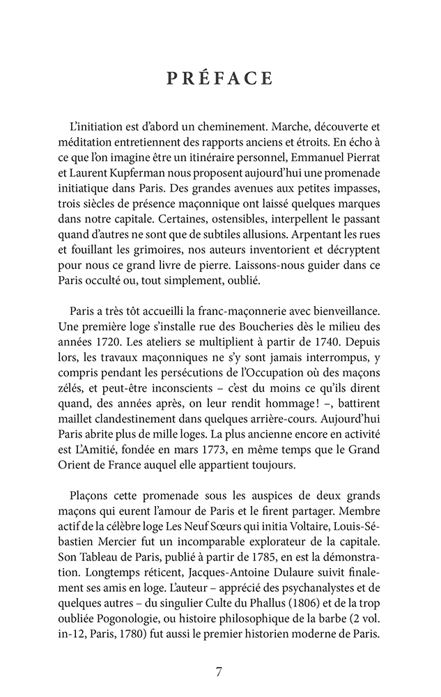 Le Paris des francs-maçons