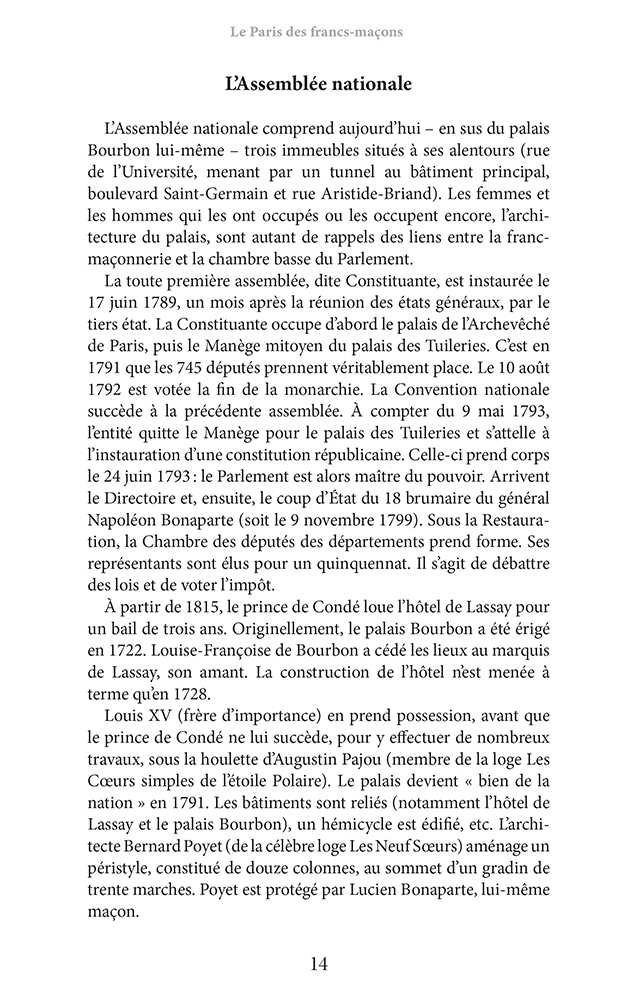 Le Paris des francs-maçons