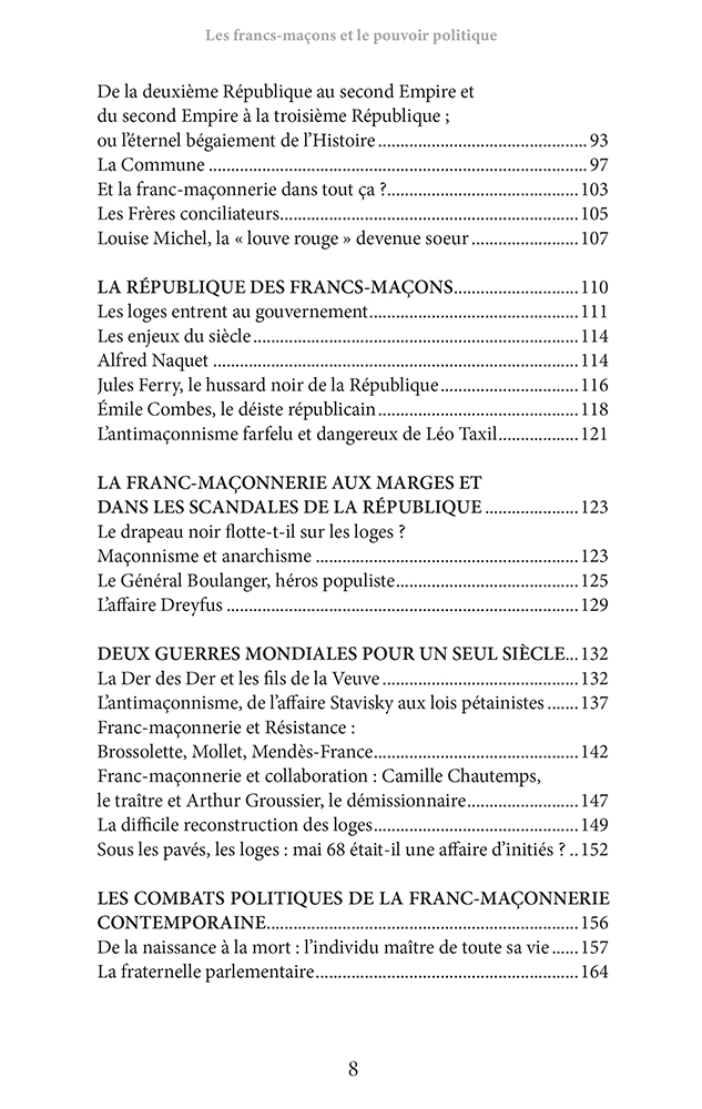 Les Francs-Maçons et le Pouvoir