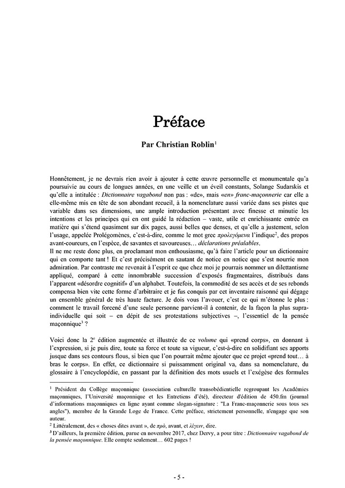 Dictionnaire vagabond en Franc-maçonnerie